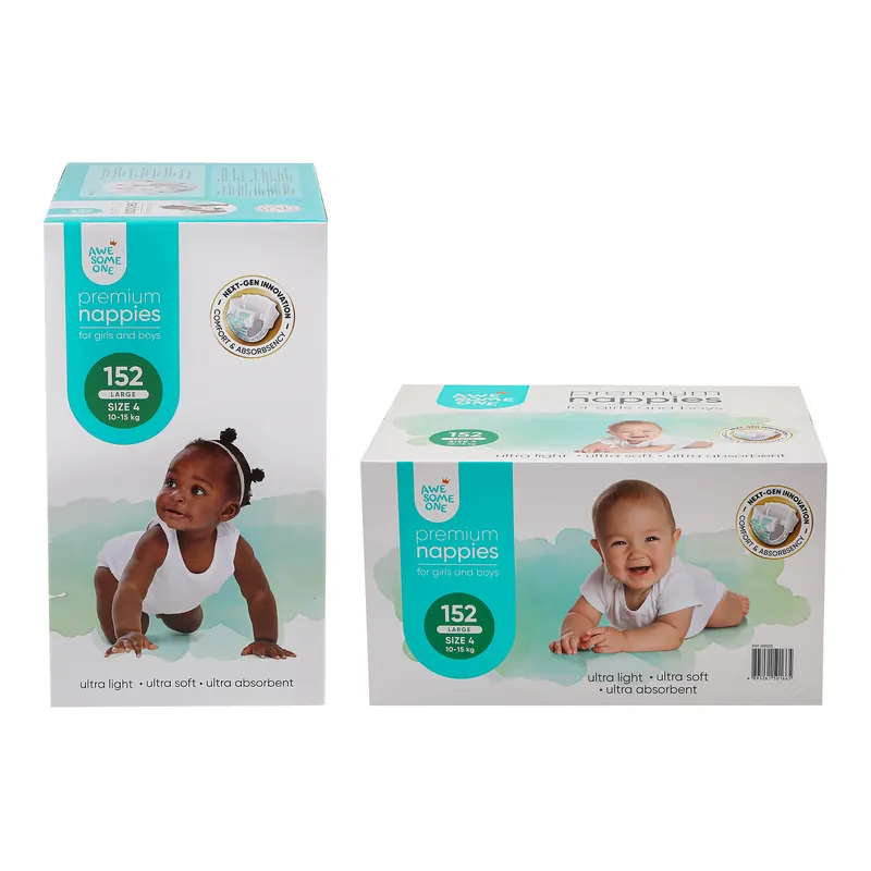 Awesome One nappies packs
